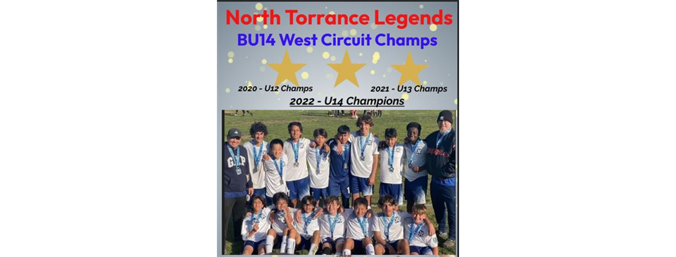 BU14 Extra Section Champs