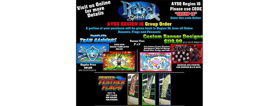 A portion of the proceeds goes to Region 16
